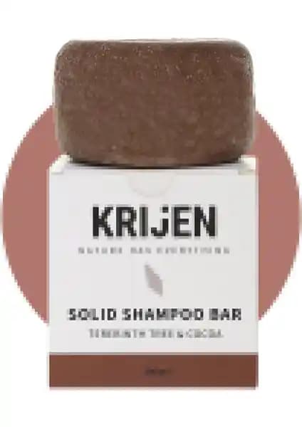 Krijen Kakao & Bıttım Katı Şampuan Doğal İçeriklerle Kepek ve Saç Dökülmesine Karşı Etkili Çözüm