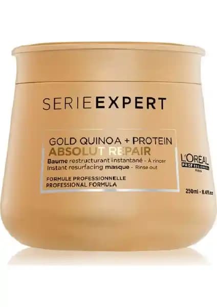L'Oréal Professionnel Abs Repair Gold Quinoa Protein Maskesi Saç Onarımı ve Parlaklık Sağlayan Profesyonel Bakım Ürünü