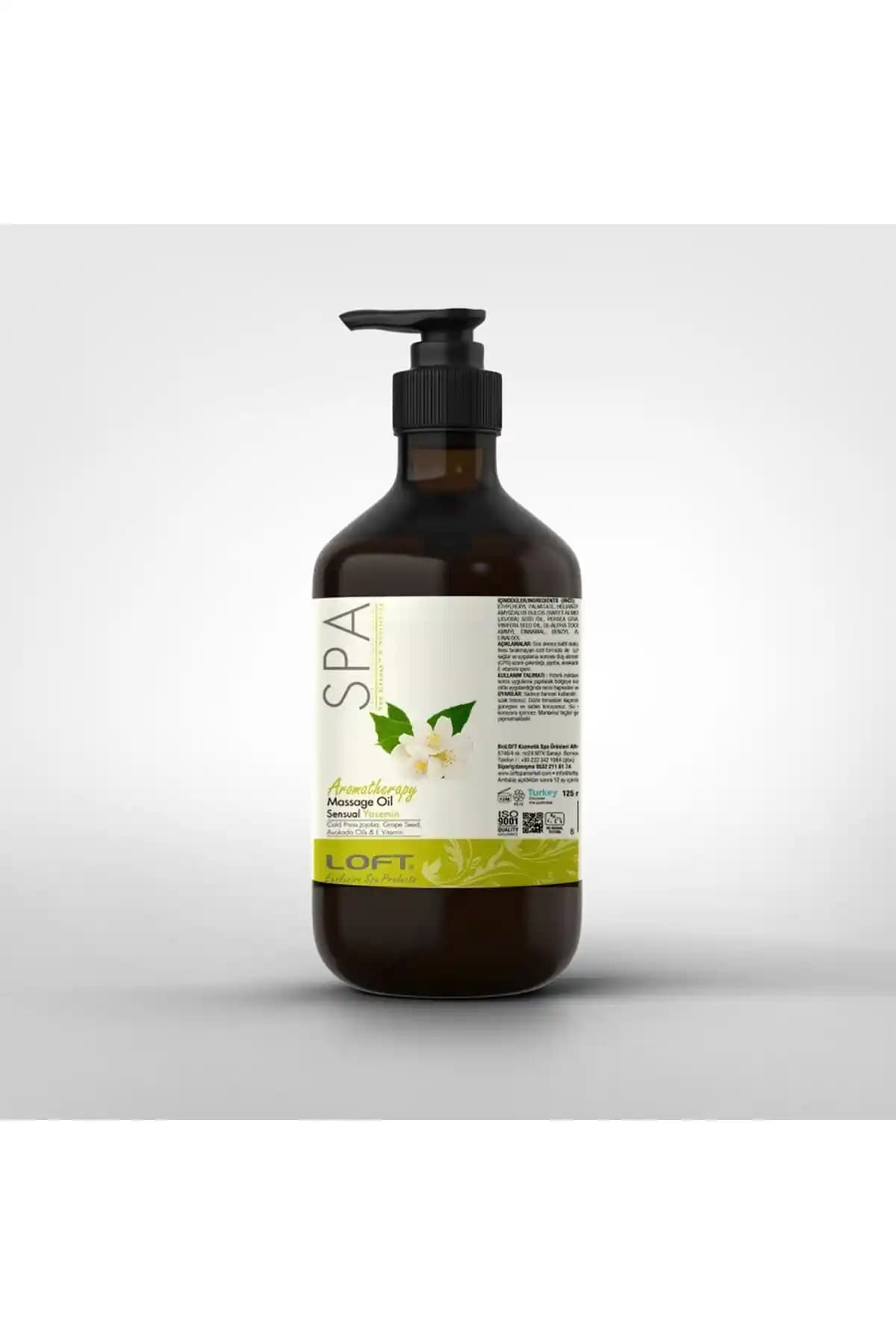 Loft Aromatherapy Yasemin Kokulu Masaj Yağı 500 ml - Doğal ve Lüks Masaj Deneyimi