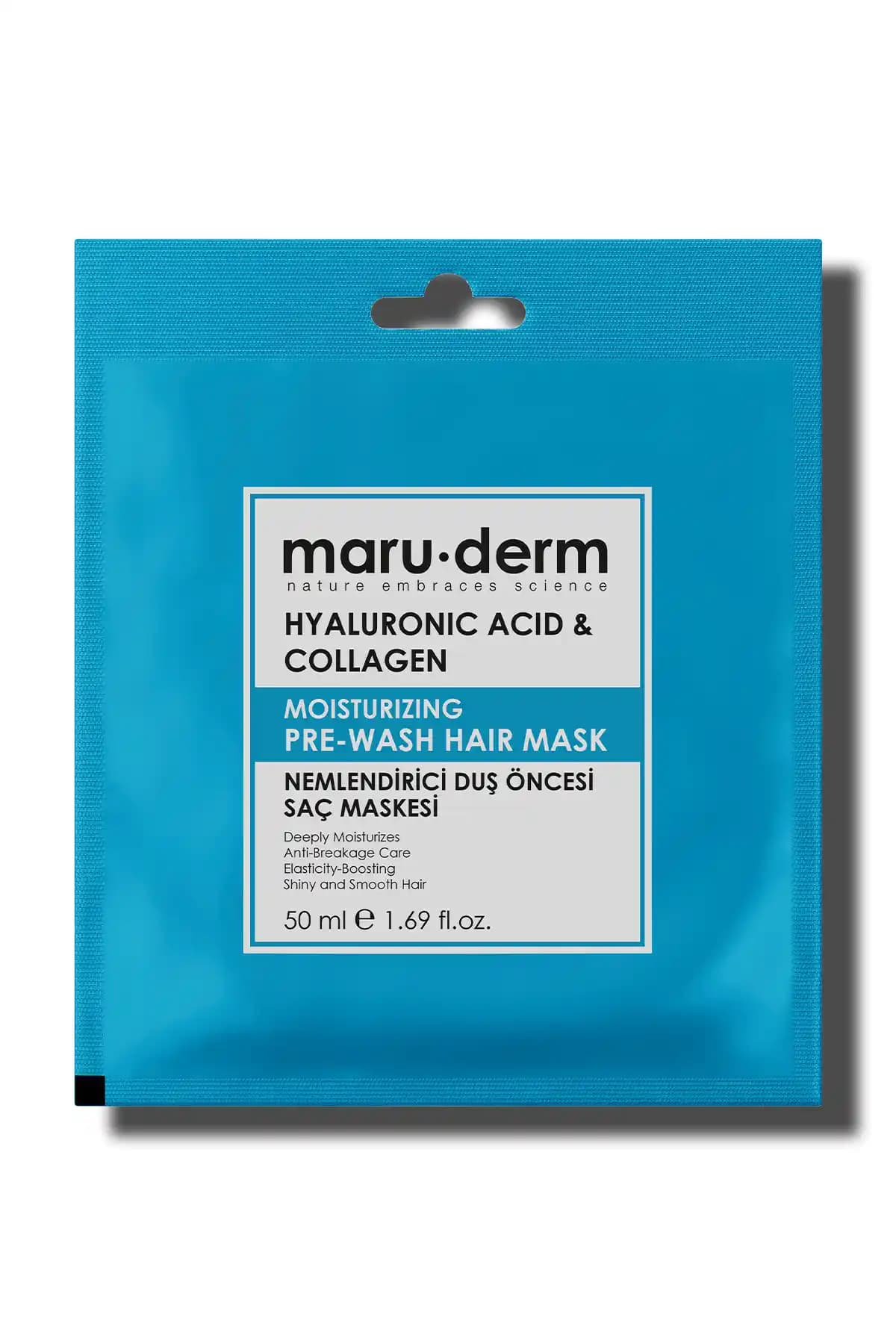 Maru.Derm Duş Öncesi Saç Maskesi: Nemlendirme ve Saç Sağlığını Güçlendiren Yenilikçi Ürün