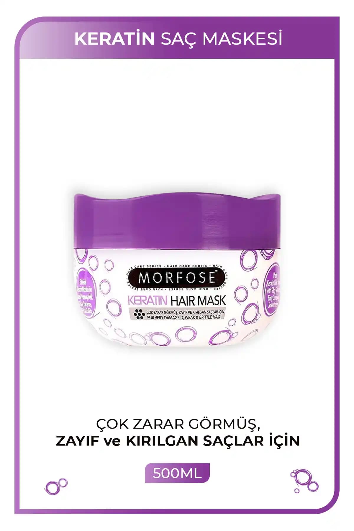 Morfose Keratin İçerikli Saç Maskesi: Güçlü ve Sağlıklı Saçlar İçin Doğal Çözüm