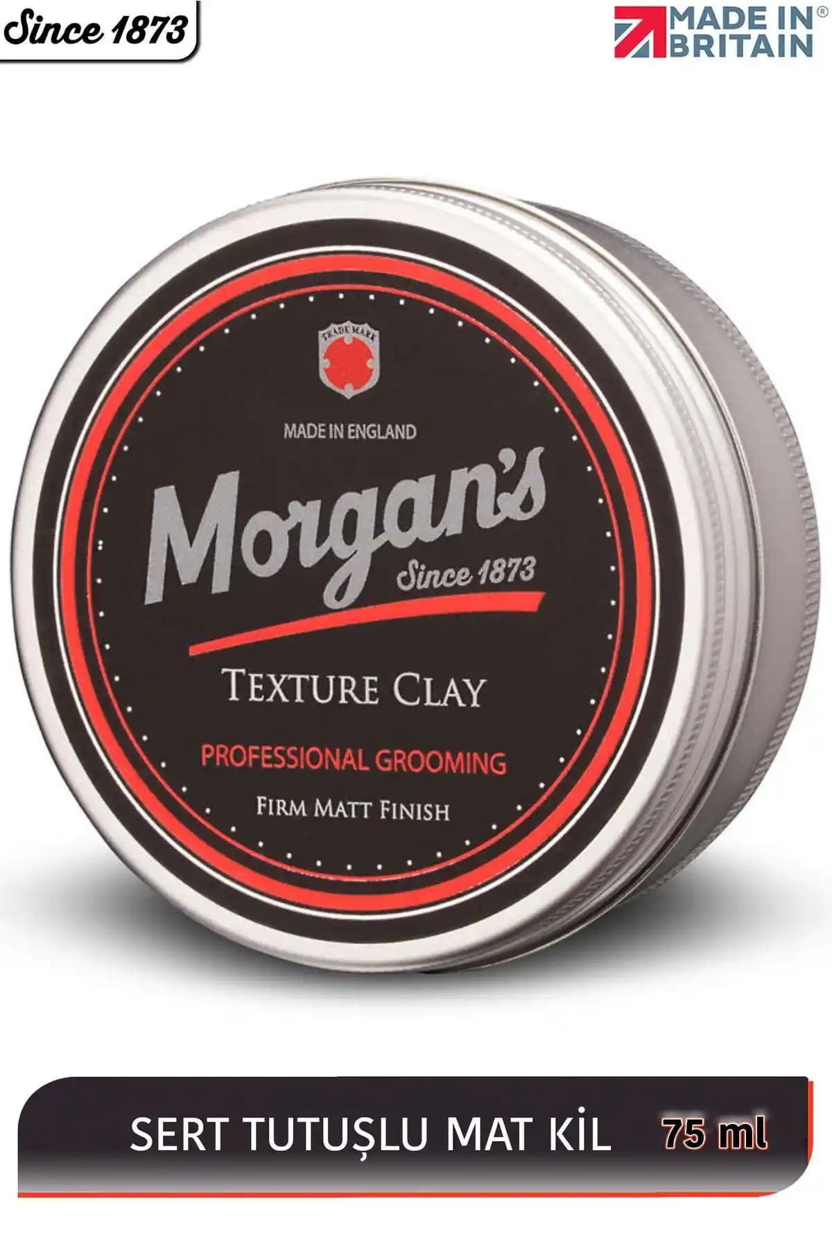 Morgan's Texture Clay Kuru ve Hacimli Saçlar İçin Mat Doku Veren Şekillendirme Kilidir