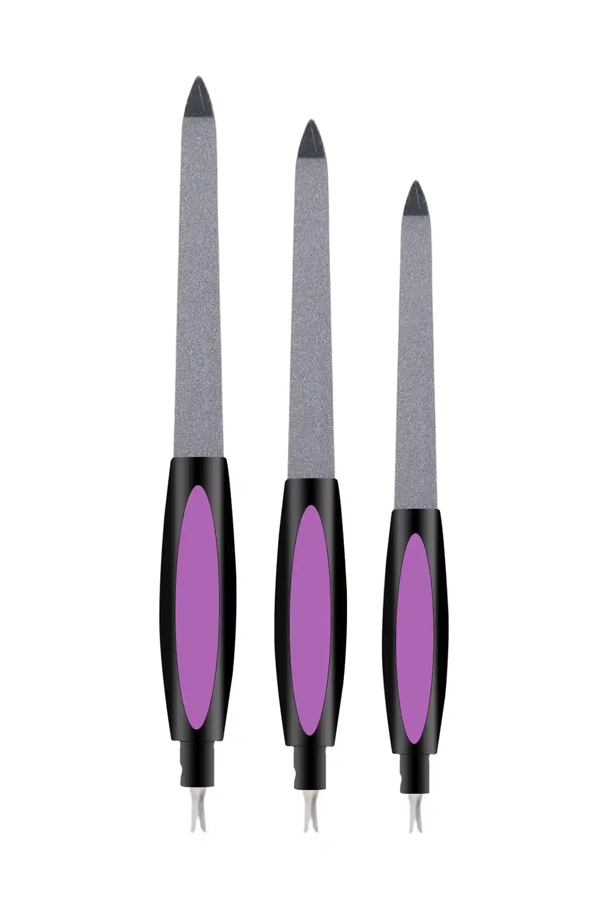 MUJGAN 3'lü Et Iticili Törpü Siyah Renkli Tırnak Bakım Seti Detaylı İnceleme