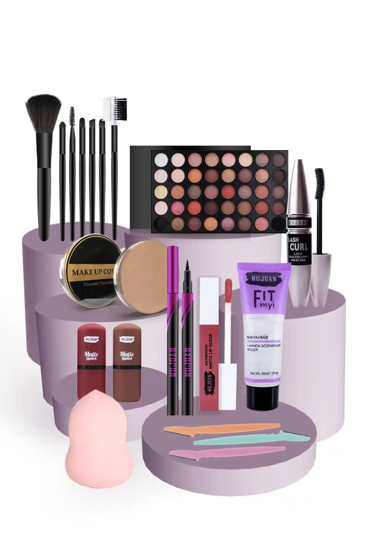 MUJGAN Müzik Serisi K-pop 18 Parça Makyaj Seti İncelemesi ve Kullanıcı Yorumları
