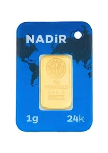 Nadir AgaKulche 1 Gram 995 24 Ayar Külçe Altın Yatırım ve Değer Saklama Seçeneği