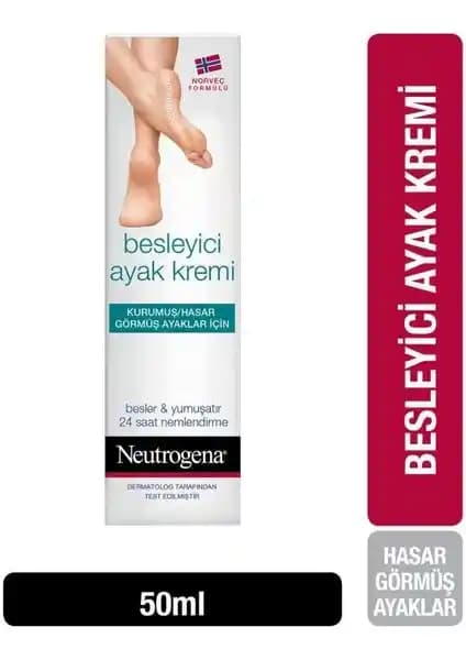 Neutrogena Ayak Bakım Kremi: Kuru ve Hasar Görmüş Ayaklar İçin Derinlemesine Nem ve Koruma