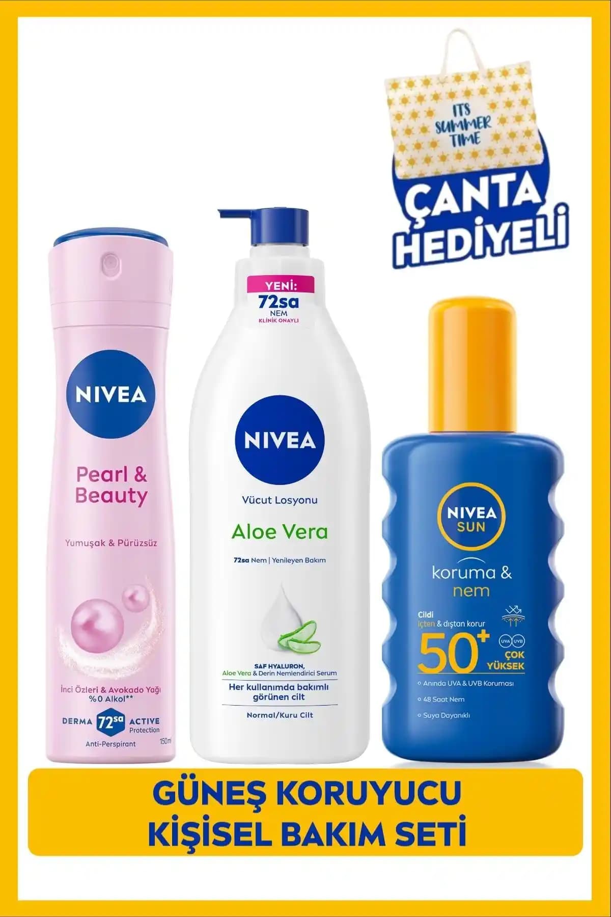 NIVEA Sun SPF50 Güneş Koruyucu Nemlendirici ve Bakım Ürünleri Serisi Tanıtımı