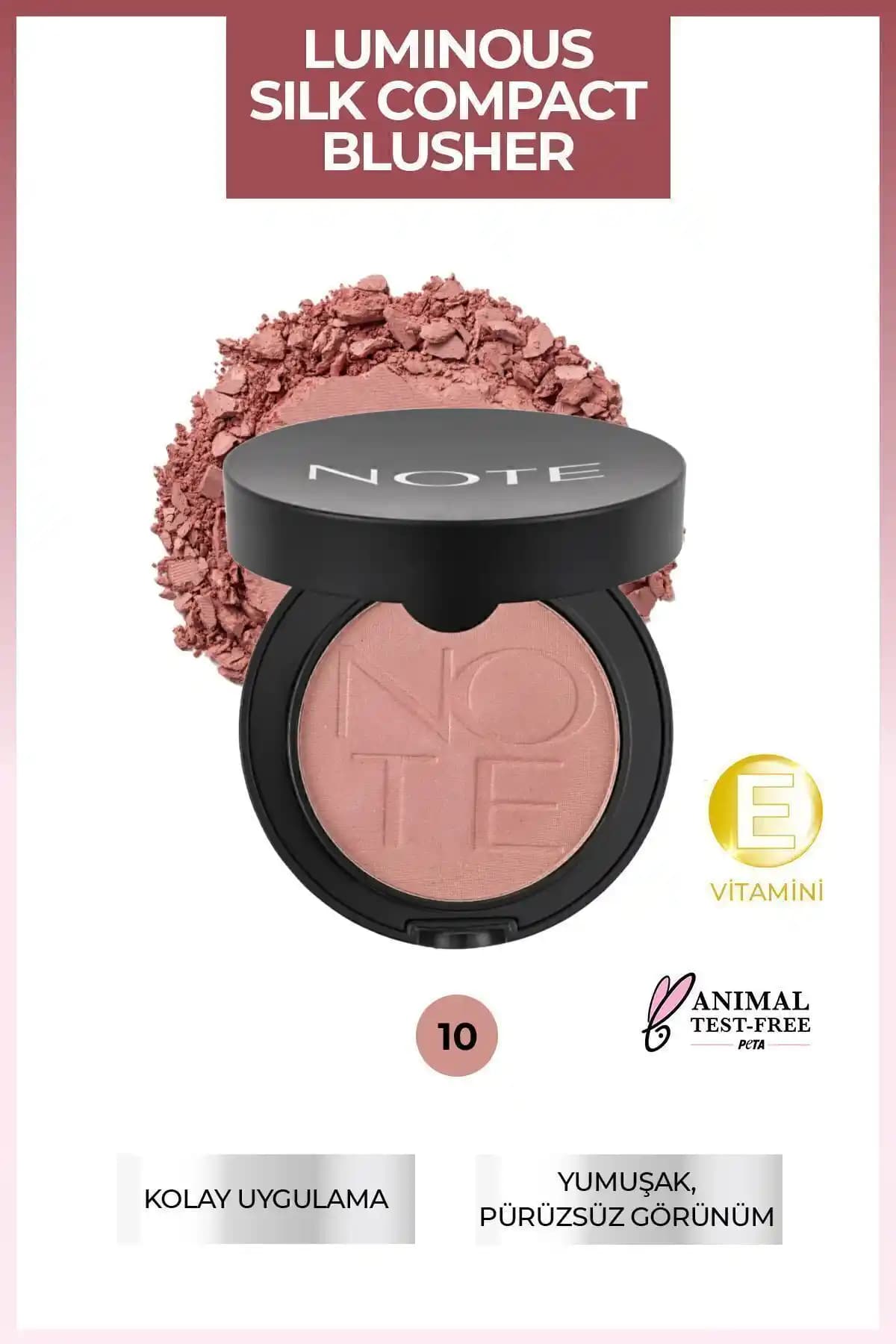 Note Cosmetics Luminous Silk Compact Blusher Pink Paradise İncelemesi ve Kullanıcı Yorumları