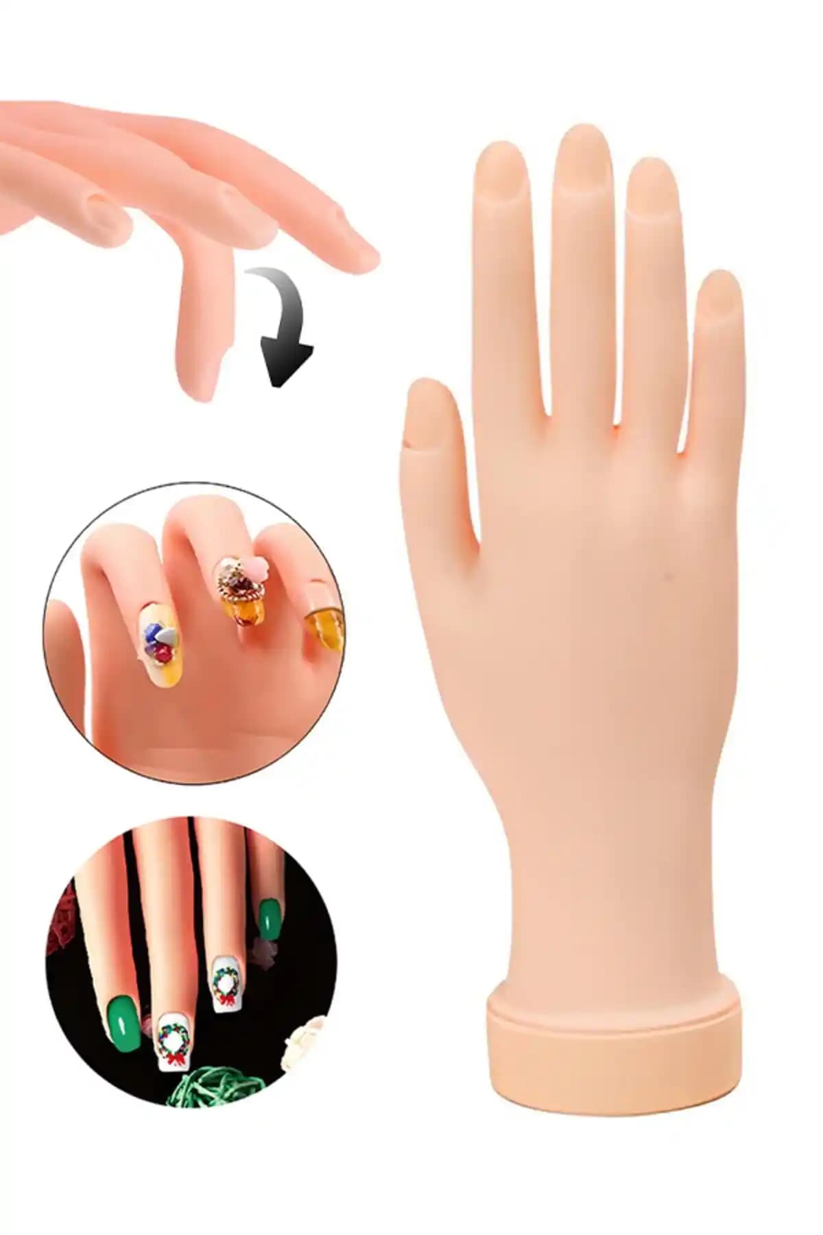 Ocean Protez Tırnak Eğitim Eli: Profesyonel ve Pratik Uygulama Aracı