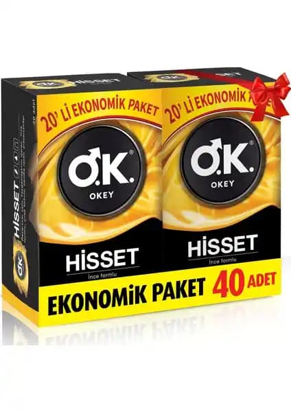 Okey Hisset 40'lı Prezervatif Fırsat Paketi: Güvenli ve Ekonomik Koruma Çözümü