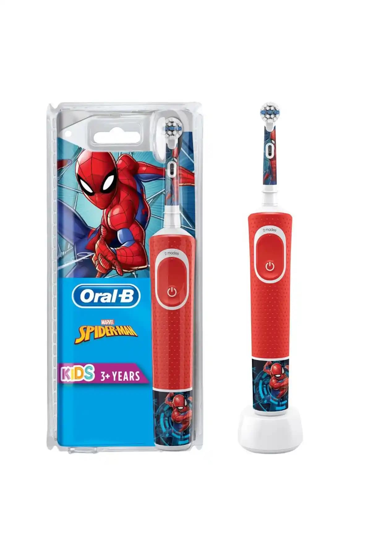 Oral-B D100 Kids Elektrikli Şarj Edilebilir Spiderman Temalı Çocuk Diş Fırçası