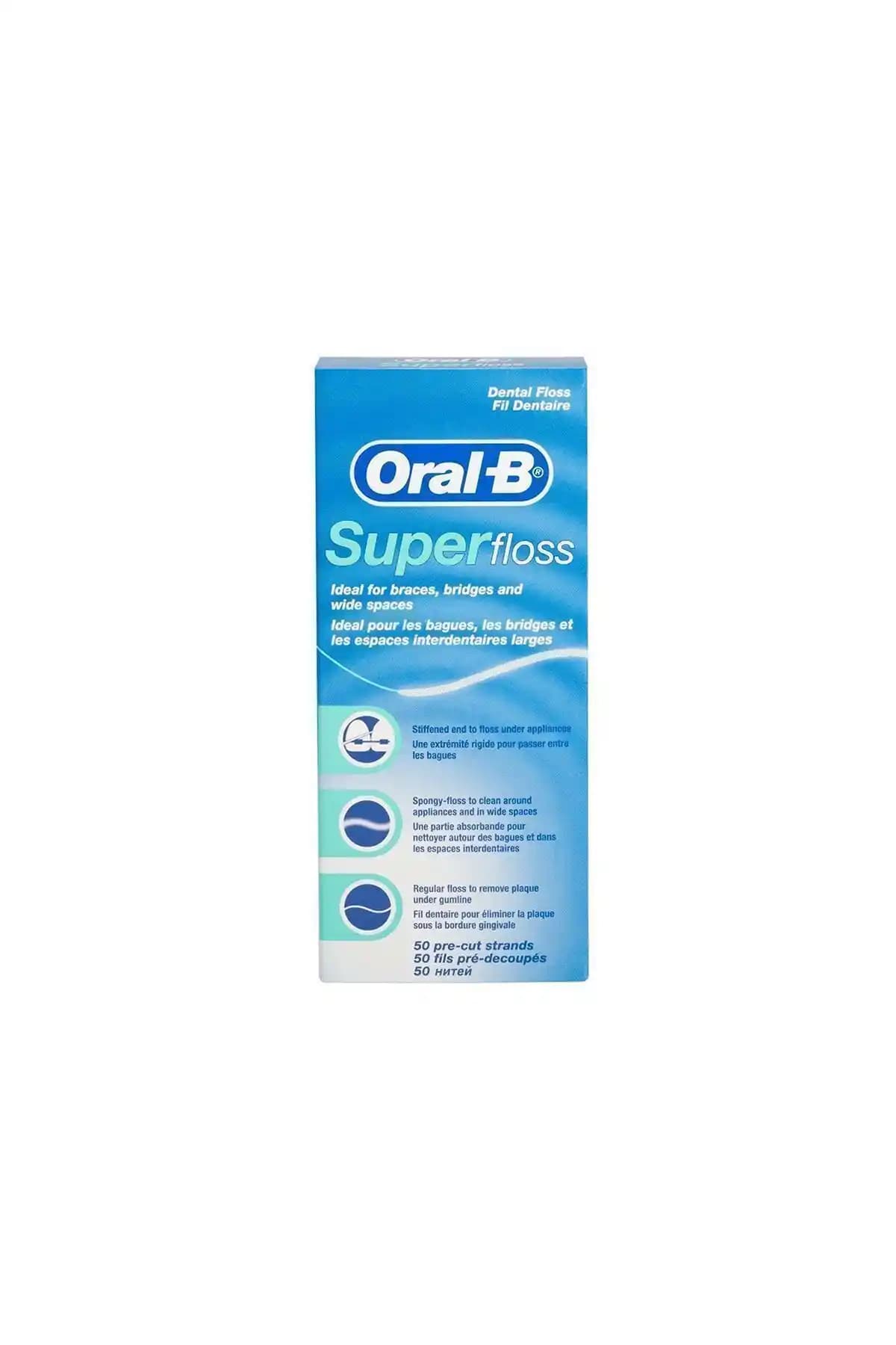 Oral-B Diş İpi Super Floss ile Etkili ve Pratik Diş Arası Temizliği Çözümü