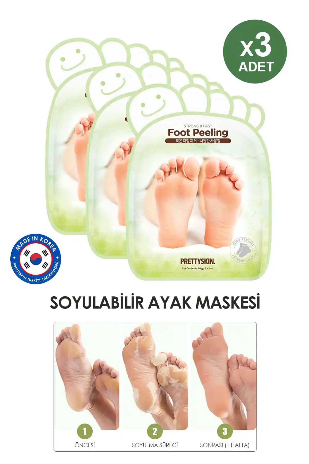 PRETTYSKIN Nemlendirici Çatlak Karşıtı Ayak Maskesi: Derinlemesine Bakım ve Yenilenme