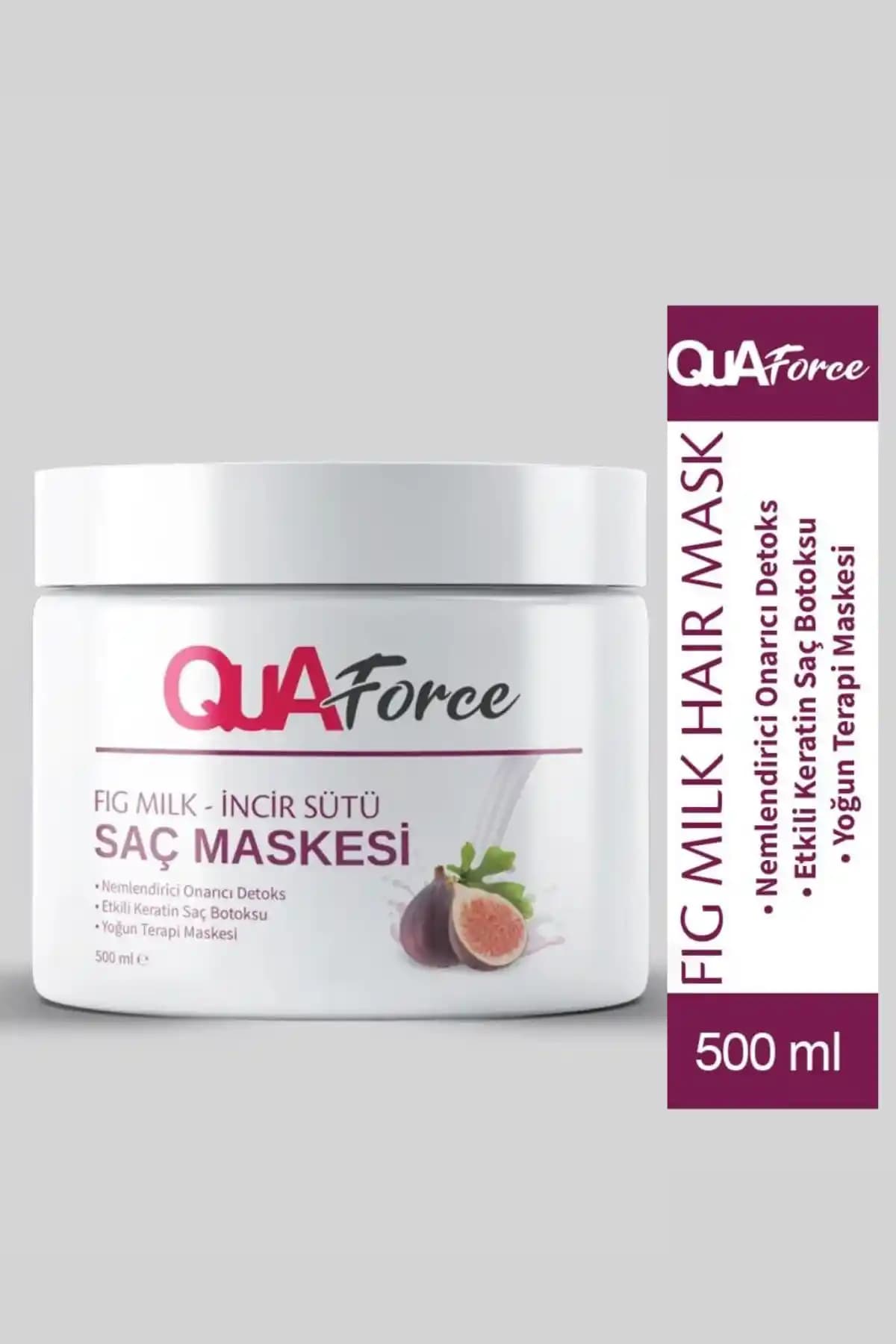 QUAforce Incir Sütü Saç Maskesi: Derinlemesine Bakım ve Onarım İçin Güçlü Formül