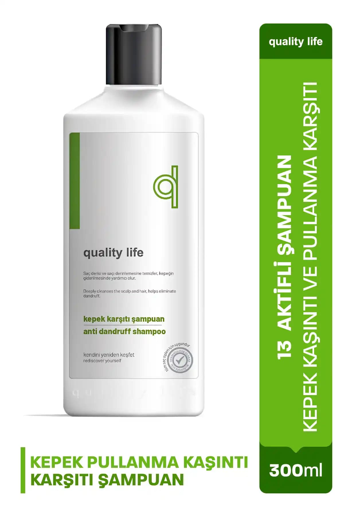 Quality Life QL Kepek Şampuanı ile Saç Sağlığınızı Koruyun Kepek ve Yağlanmaya Karşı Etkili Çözüm