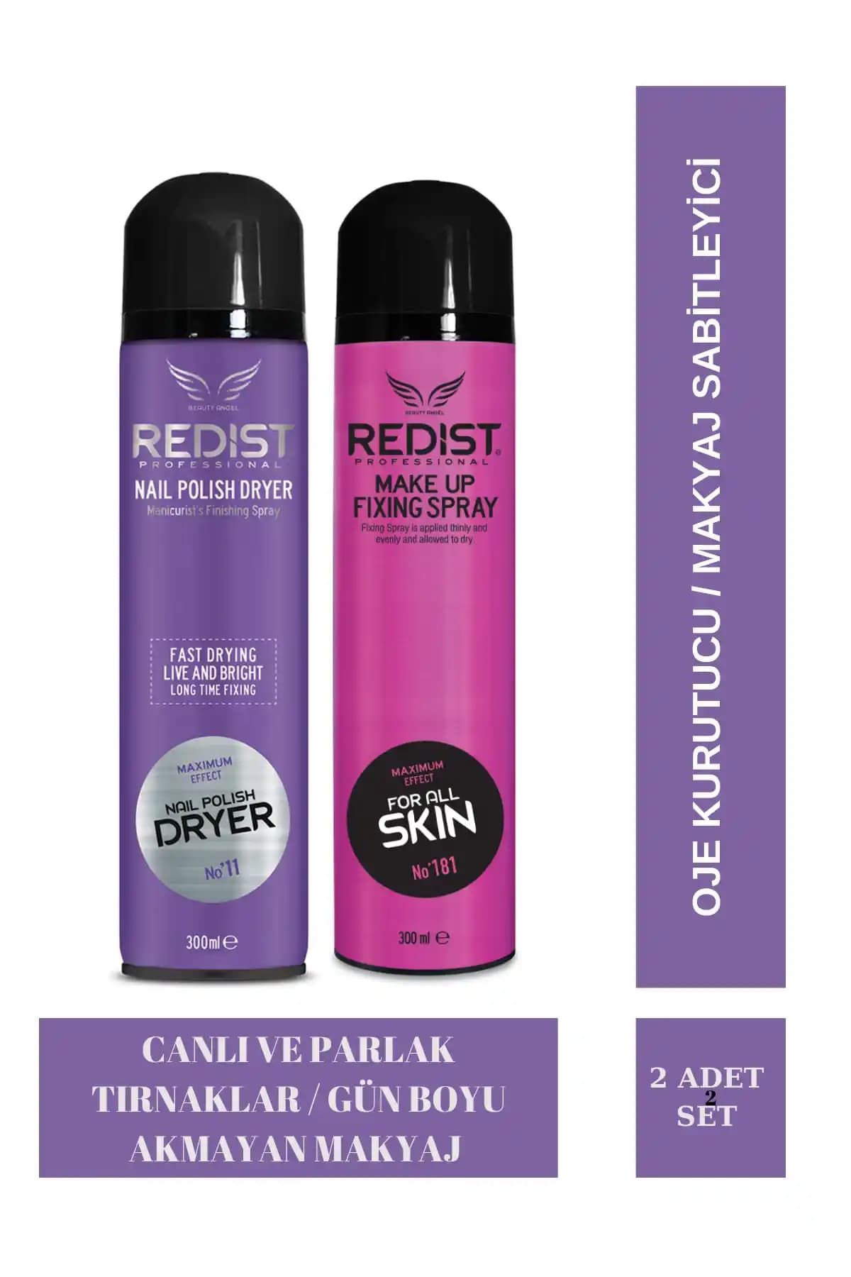 Redist Oje Kurutucu ve Makyaj Sabitleyici Sprey Takımı İncelemesi