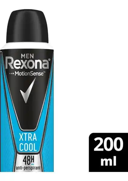 Rexona Men MotionSense Erkek Sprey Deodorant Xtra Cool Gün Boyu Ferahlık ve Güvenlik Sağlar