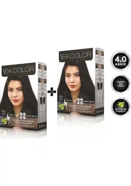 Sea Color 4.0 Kahve 2'li Set Boya: Doğal ve Kalıcı Kahve Tonları İçin Uygun Seçenek