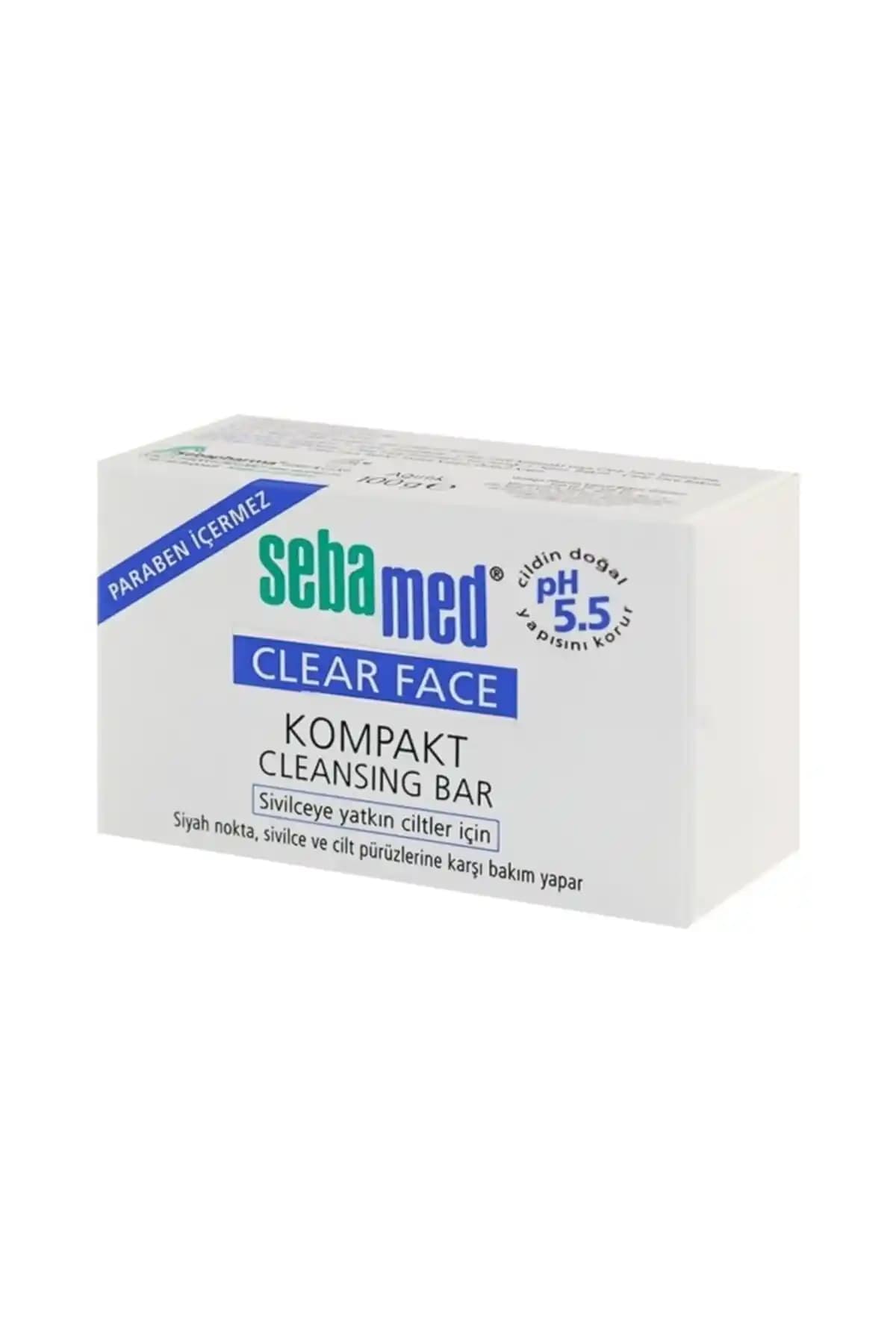 Sebamed Clear Face Kompakt Sabunu Hassas ve Sivilceye Yatkın Ciltler İçin Güvenilir Temizlik Çözümü
