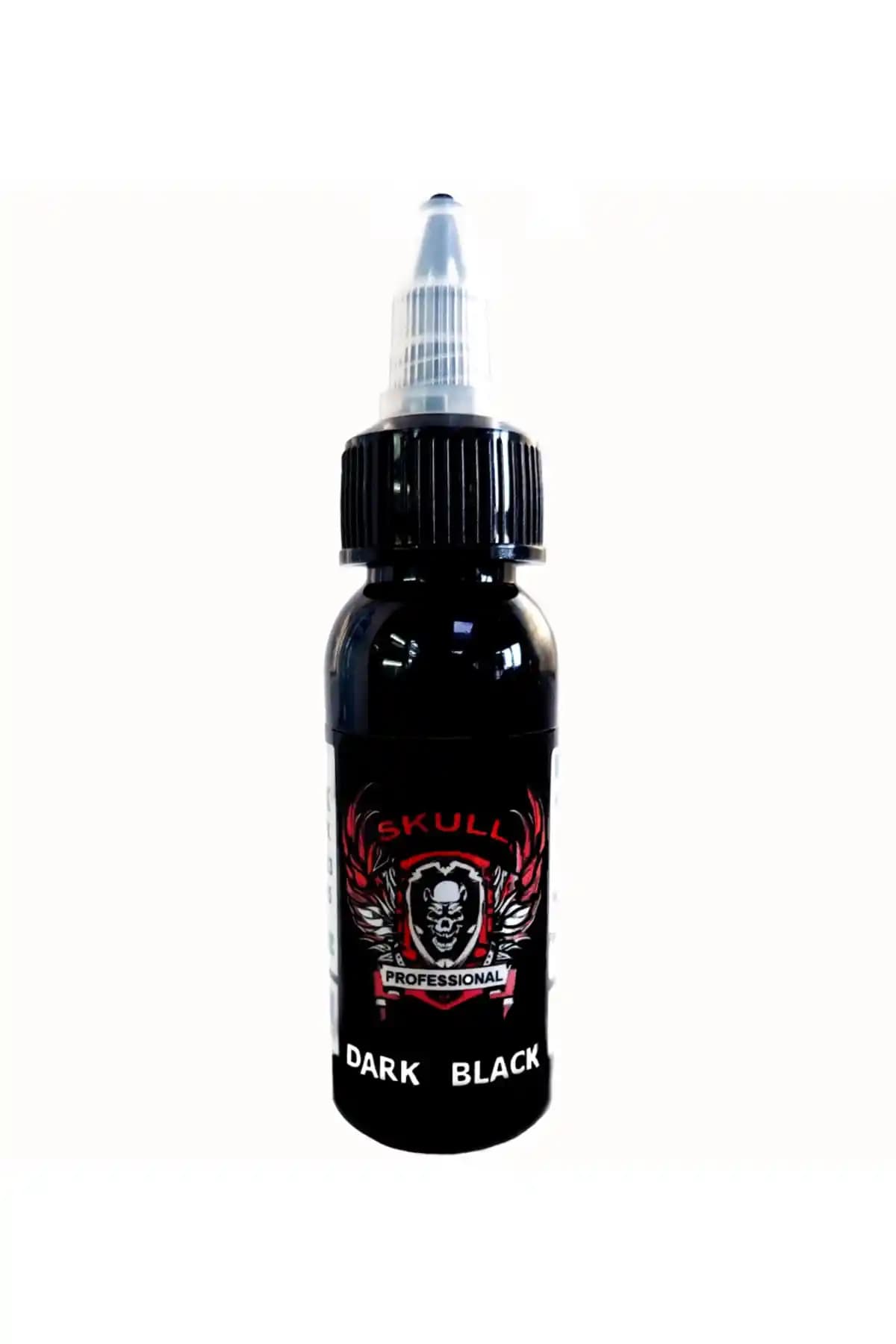 Skull Koyu Siyah Dövme Boyası 30 ml yüksek kalite ve parlaklık sağlayan profesyonel ürün