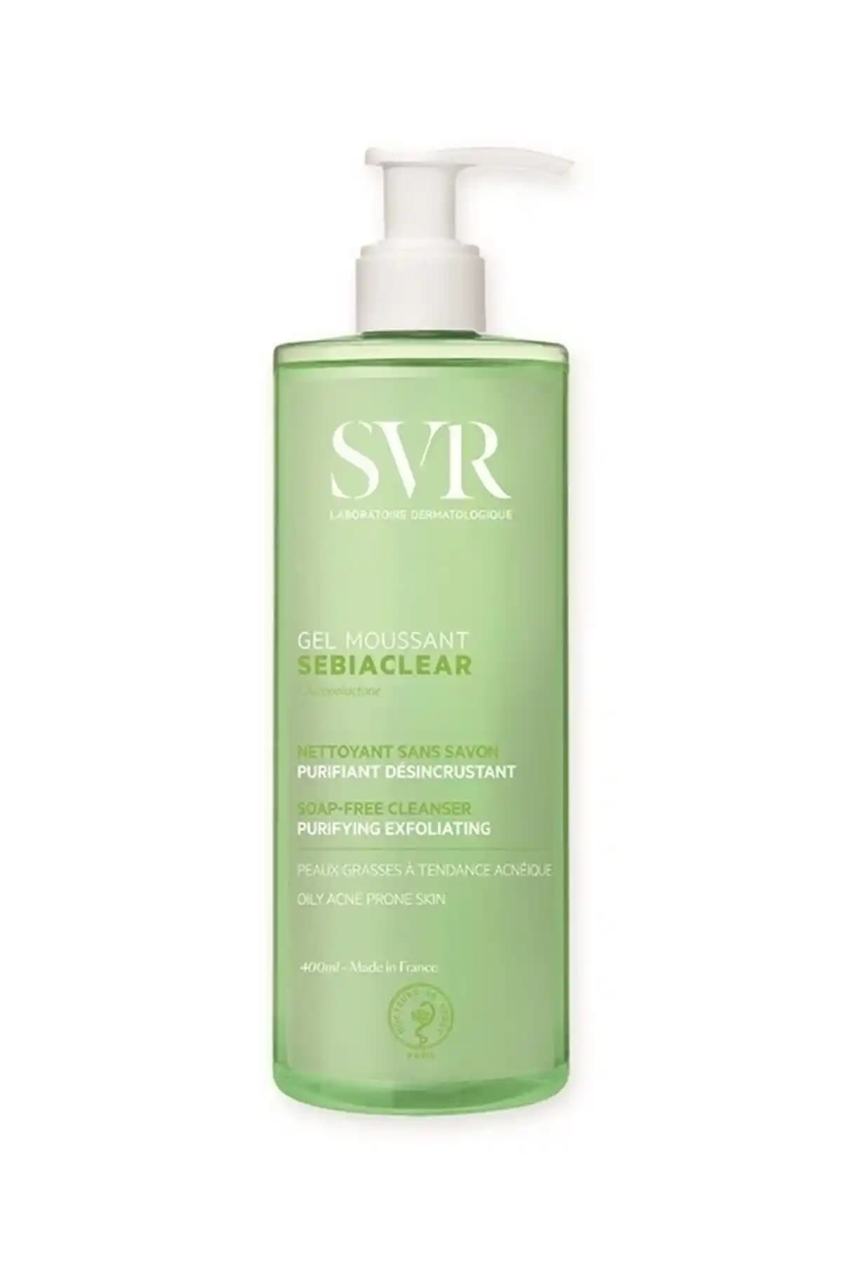 SVR Sebiaclear Foaming Gel 400 ml: Yağlı ve Karma Ciltler İçin Derinlemesine Temizlik