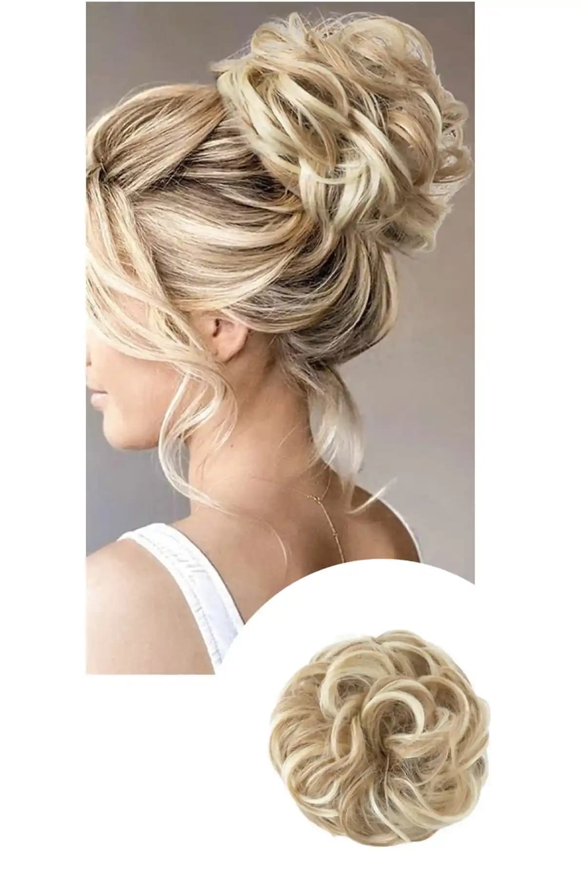 Takıştır Bal Köpüğü Dağınık Topuz Efektli Toka Modern ve Şık Saç Aksesuarı