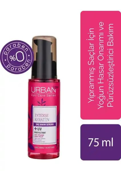 Urban Care Intense Keratin Onarıcı Saç Serumu Kuru ve Yıpranmış Saçlar İçin Günlük Bakım Çözümü