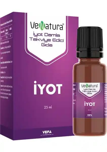 Vefa Venatura İyot Damla ile Tiroid Sağlığını Destekleyen Güvenilir Takviye Çözümü