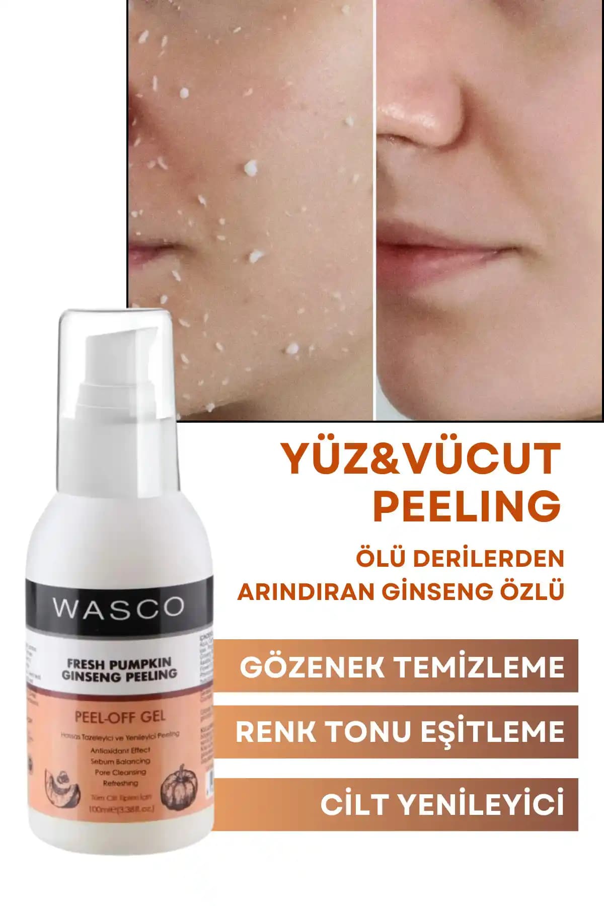 Wasco Ginseng Özlü Peeling ile Cilt Yenileme ve Aydınlatma Çözümü