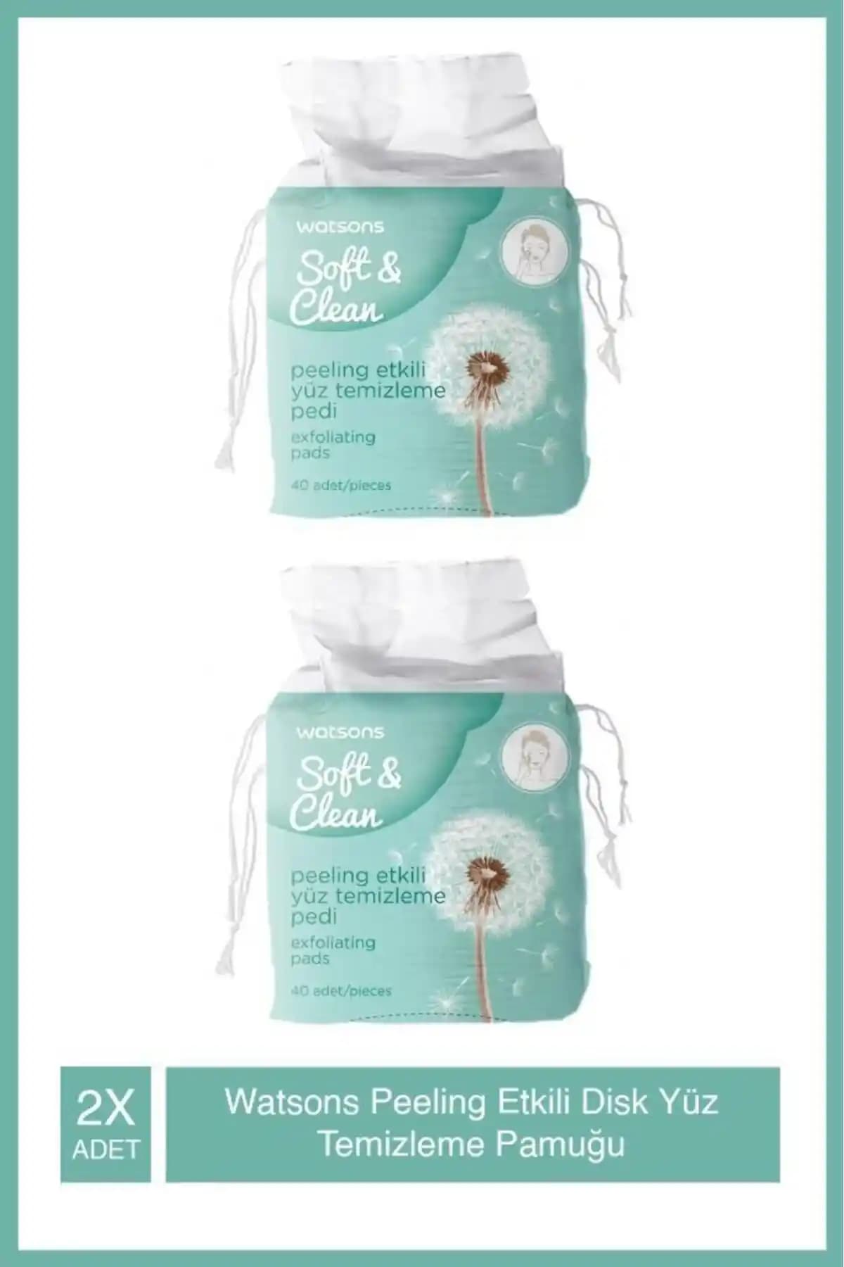 Watsons Peeling Etkili Disk Yüz Temizleme Pamuğu: Derinlemesine Temizlik ve Cilt Bakımı Ürünü