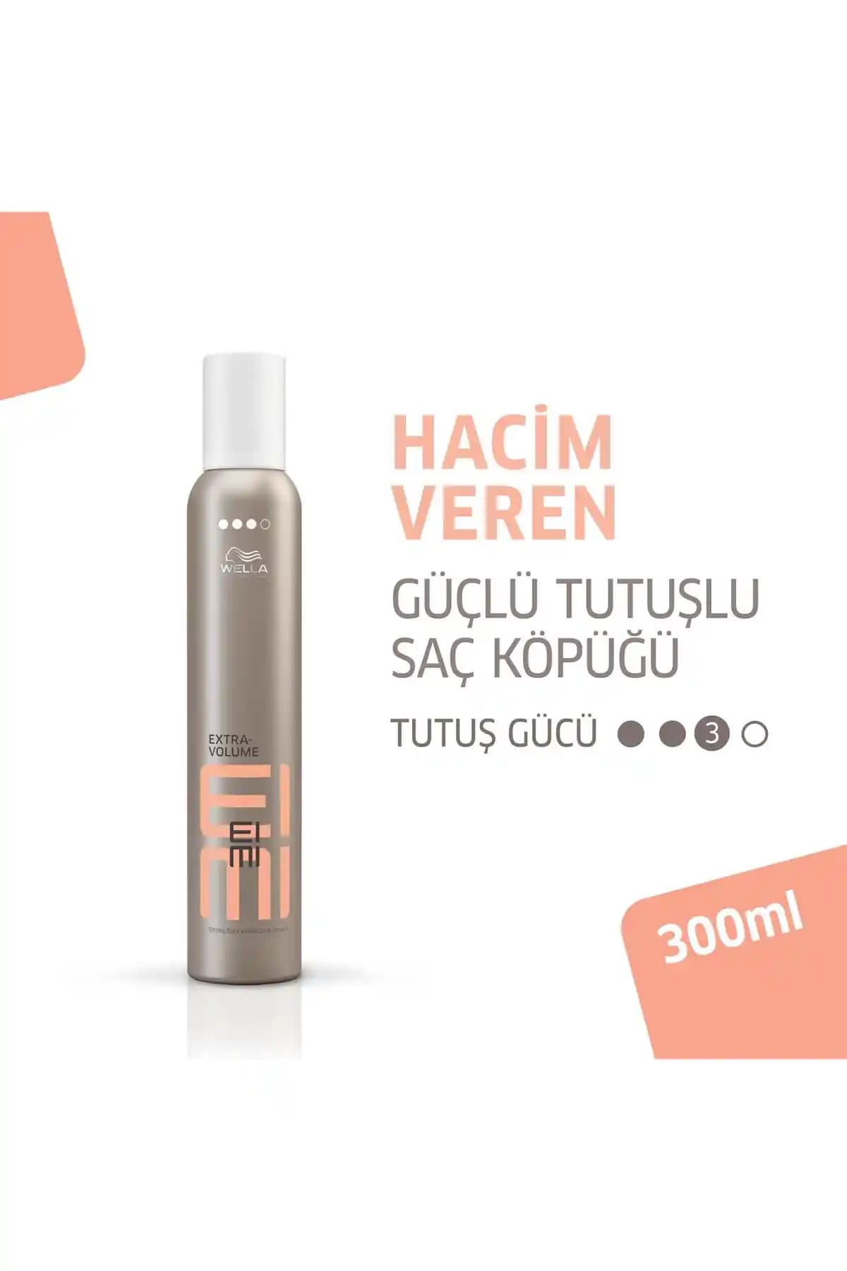 Wella Eimi Extra Volume Saç Köpüğü ile Hacim ve Şekillendirme Kolaylığı Sağlayan Profesyonel Ürün