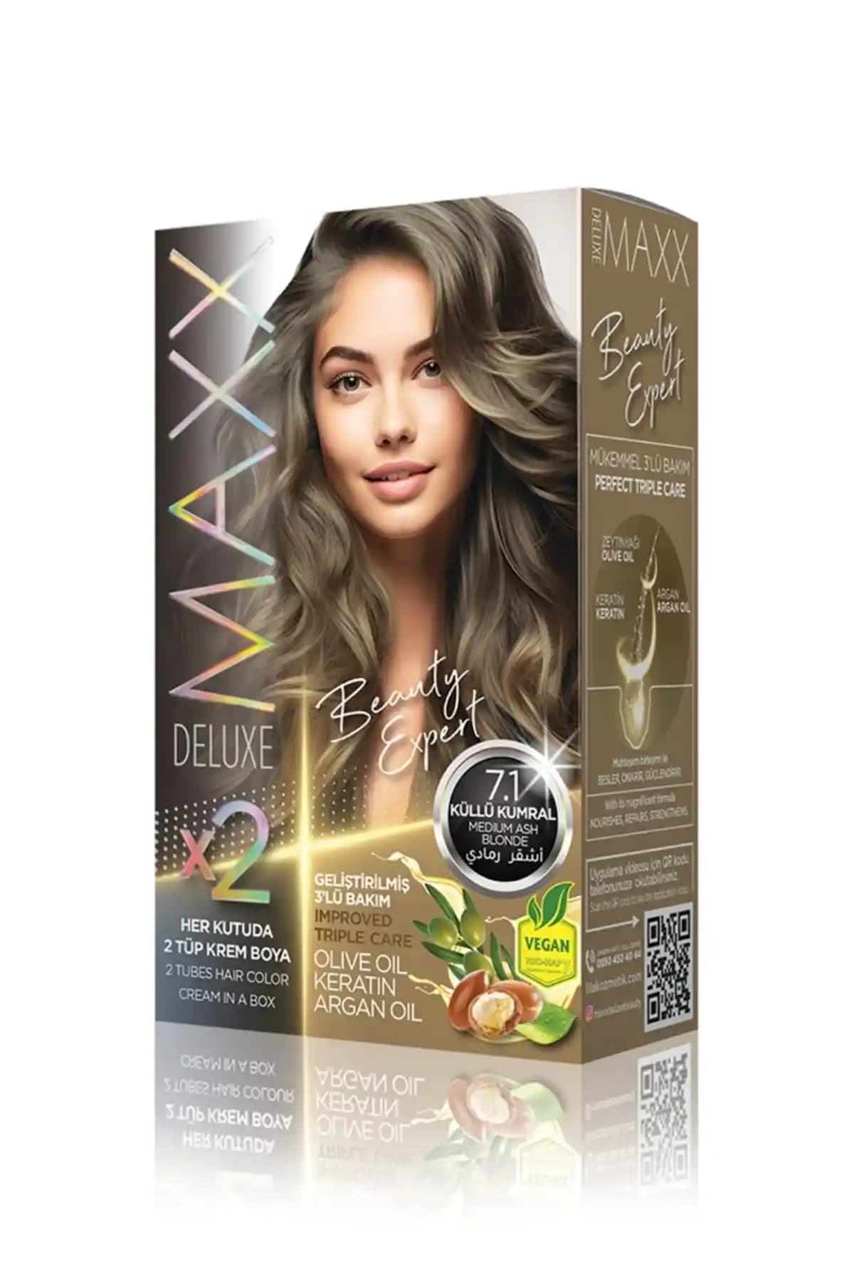 MAXX DELUXE Beauty Expert Saç Boyası Karşılaştırması: Küllü Kumral ve Sıcak Kahve Tonları