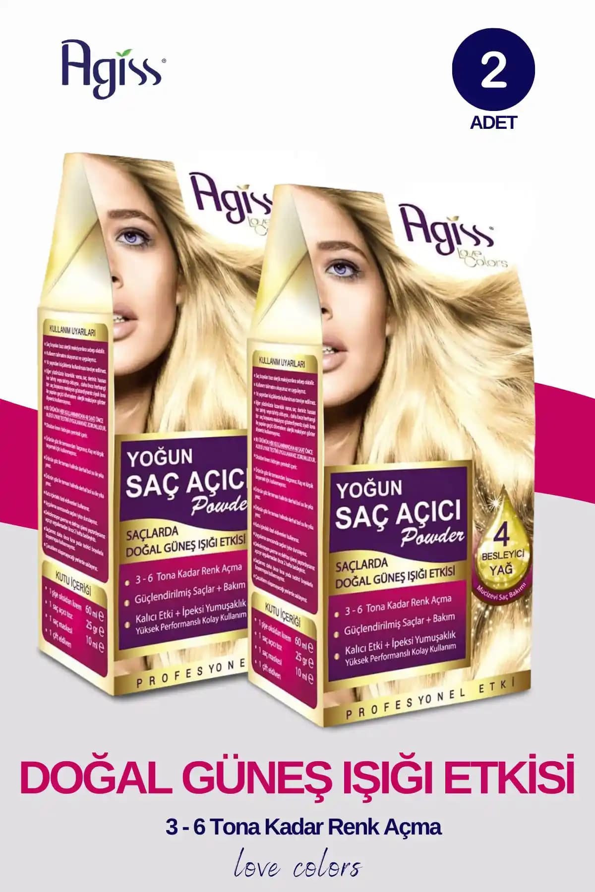 Saç Renkleri ve Bakımı İçin AGISS Love Colors ve Sea Color Karşılaştırması