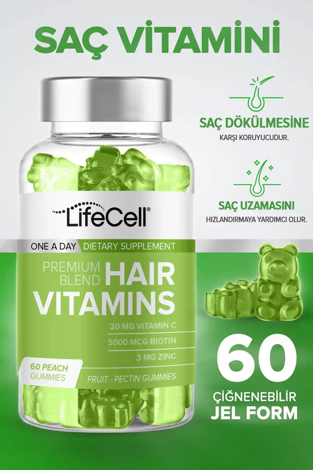 Saç Sağlığını Destekleyen Lifecell ve Vita Bear Vitaminleri Karşılaştırması