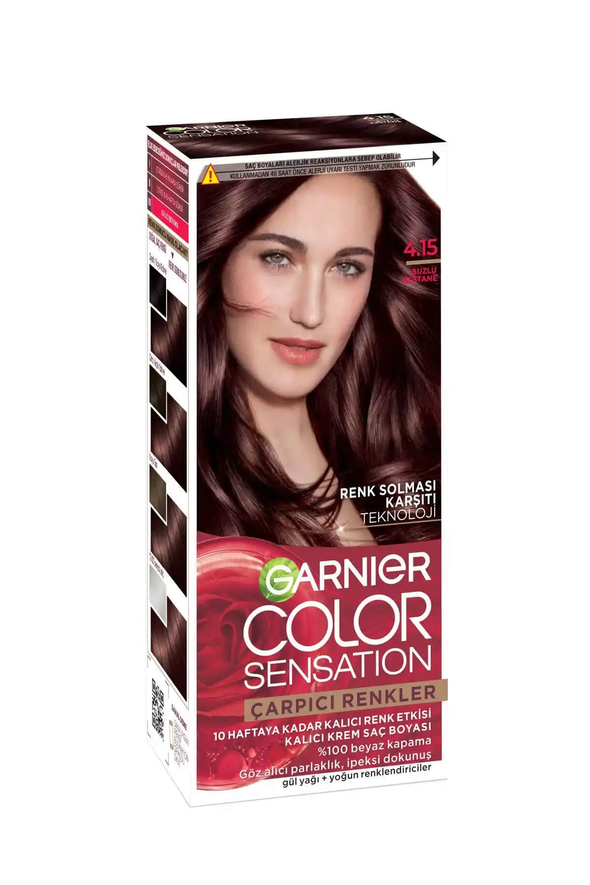 Garnier Çarpıcı Renkler 4.15 Buzlu Kestane Kahve ve 4.60 Yoğun Koyu Kızıl Karşılaştırması