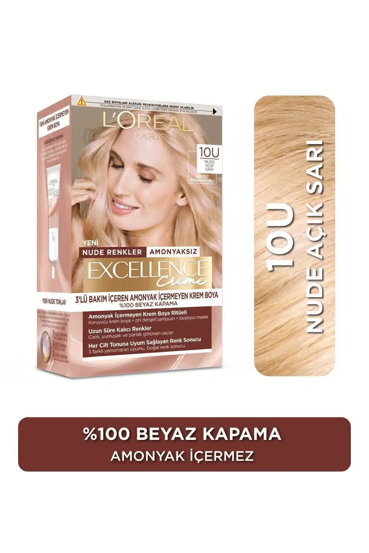 L'Oreal Paris Excellence Creme Nude Renkler Saç Boyası Karşılaştırması ve Özellikleri