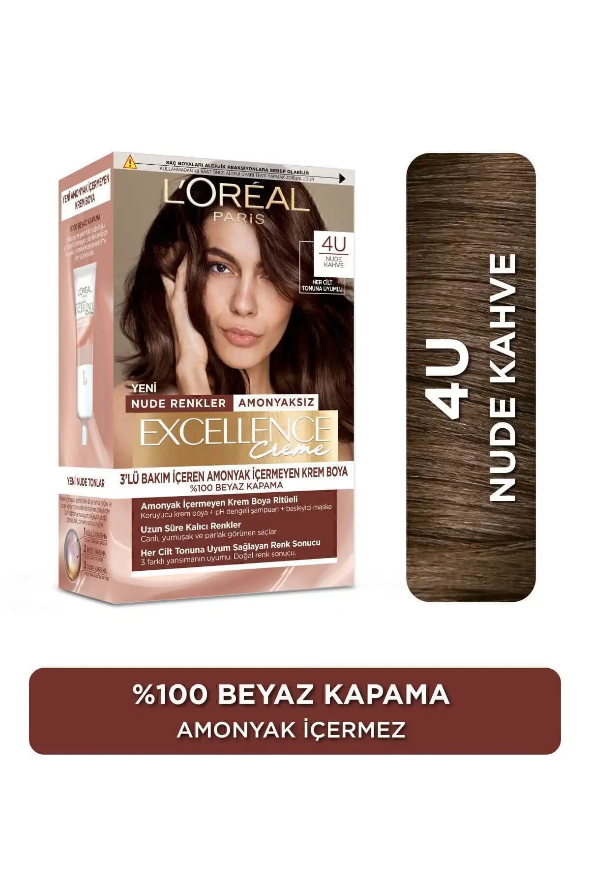 L'Oreal Paris Excellence Creme Nude Renkler Serisi Karşılaştırması: Kahve ve Koyu Sarı Ürünlerin Özellikleri 1