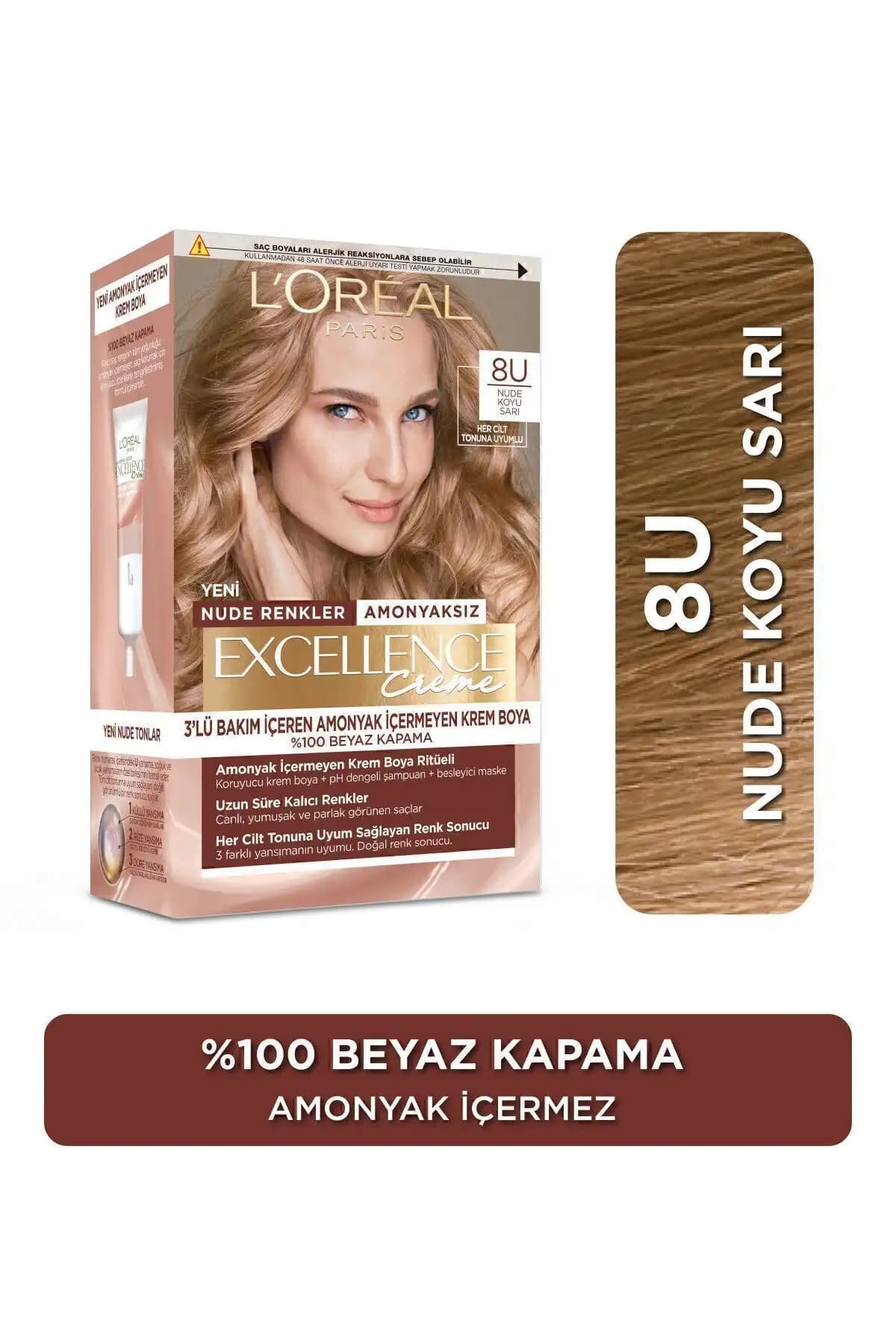 L'Oreal Paris Excellence Creme Nude Renkler Serisi Karşılaştırması: Kahve ve Koyu Sarı Ürünlerin Özellikleri 2
