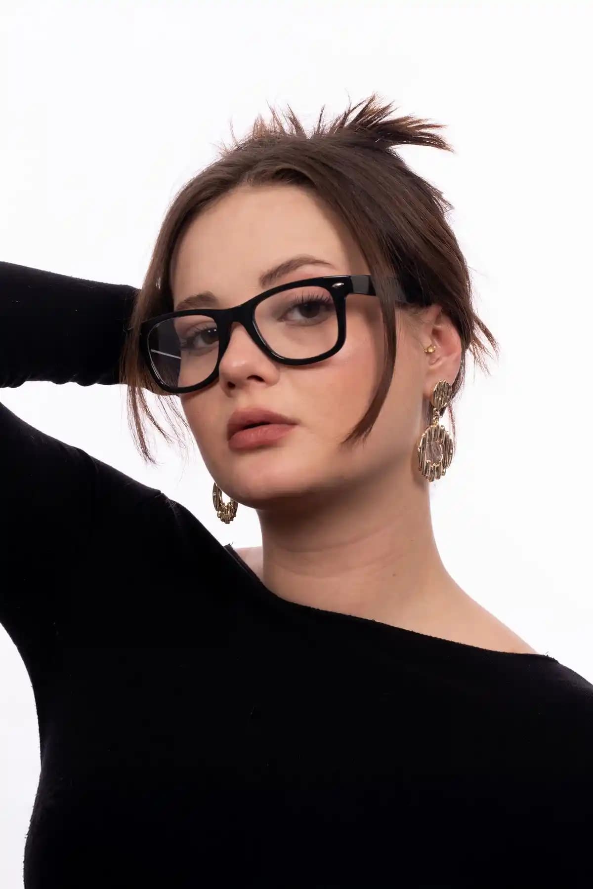 GlimmerGroove Wayfarer Unisex Mavi Işık Koruyucu Gözlük Modern Tasarım ve Sağlık Desteği