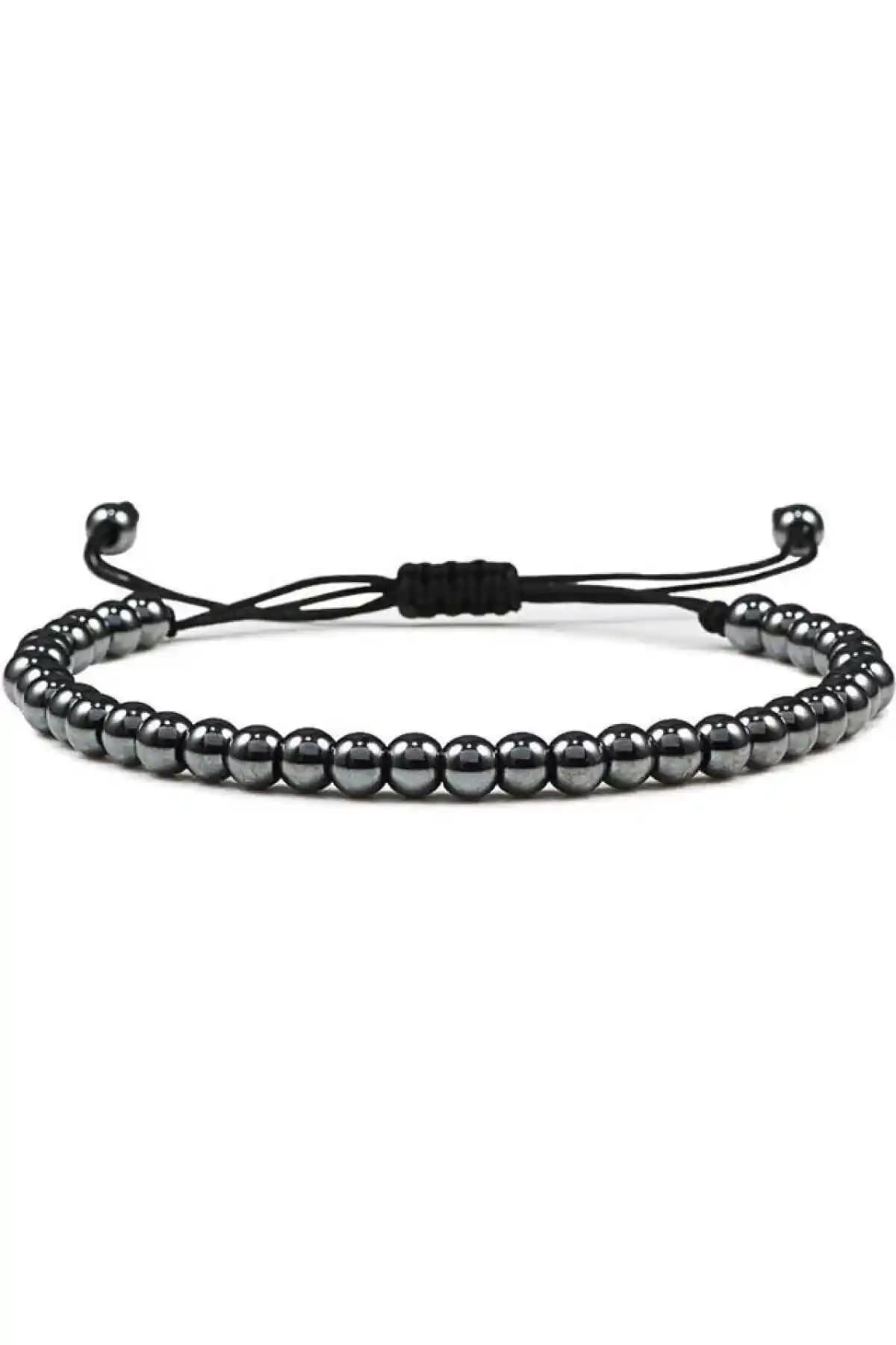 Jack Ferrero Hematit Doğal Taşlı Bileklik: Şıklık ve Doğallığın Buluşması