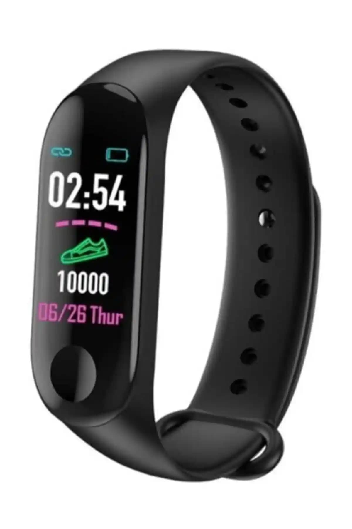 Genel Markalar Unisex Siyah Angel Eye M3 Bant Spor ve Sağlık Takibi Özellikleri