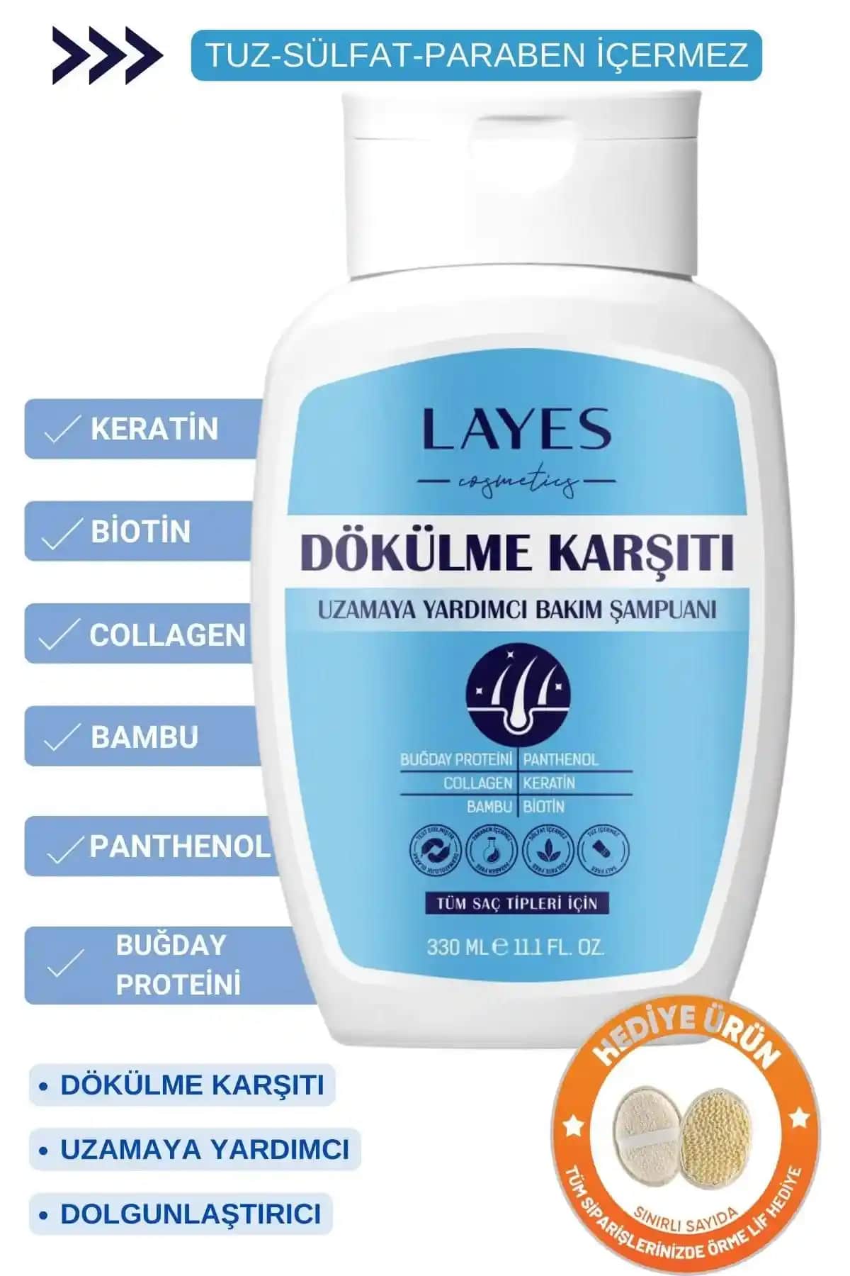 Layes Saç Dökülmesine Karşı Hızlı Uzamaya Yardımcı Şampuanı Tanıtımı ve Yararları