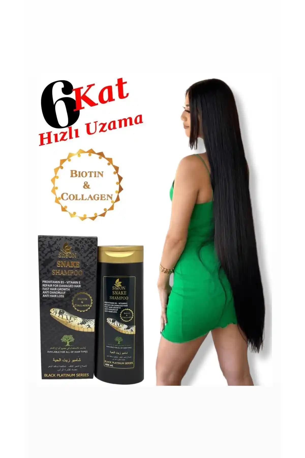 SheON Yılan Yağı Şampuanı: Biotin ve Kolajen İle Sağlıklı Saçlar İçin Çözüm