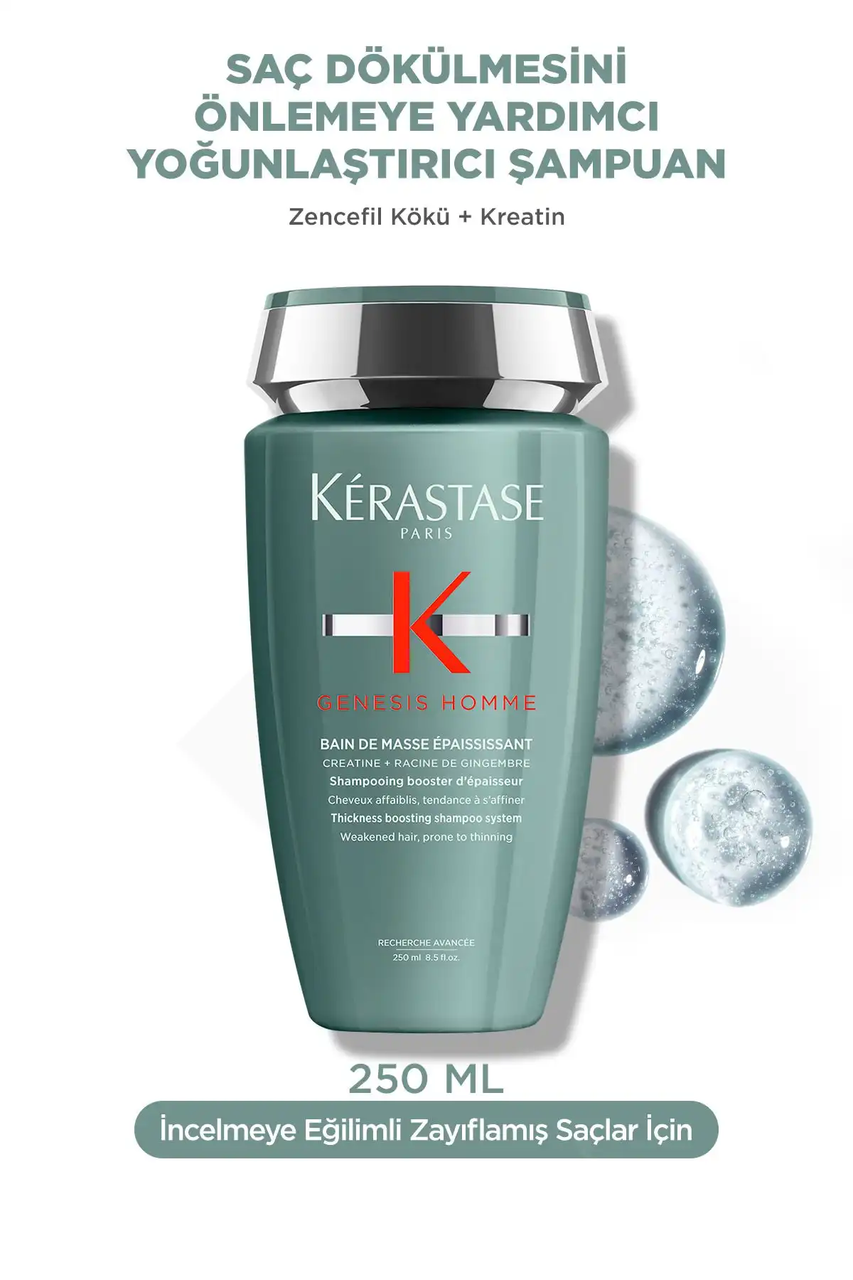 Kerastase Genesis Homme Bain De Masse: Zayıf Saçlar İçin Etkili Çözüm