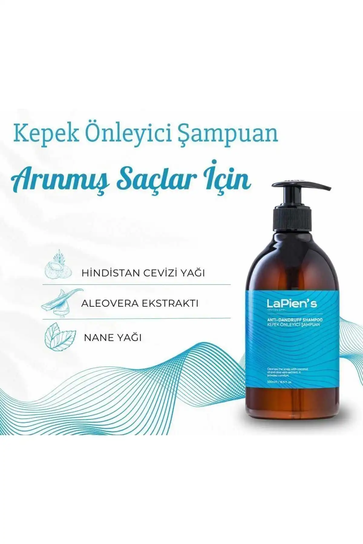 Lapien's Kepeğe Karşı Yoğun Etkili Şampuan ile Saç Sağlığınızı Koruyun