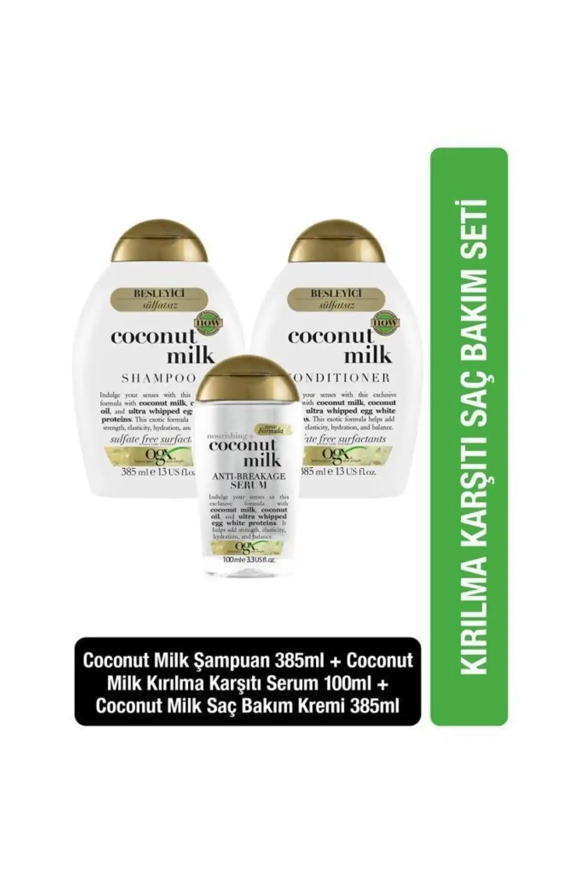 OGX Besleyici Coconut Milk Sülfatsız Şampuan ve Bakım Kremi İncelemesi - Detaylar