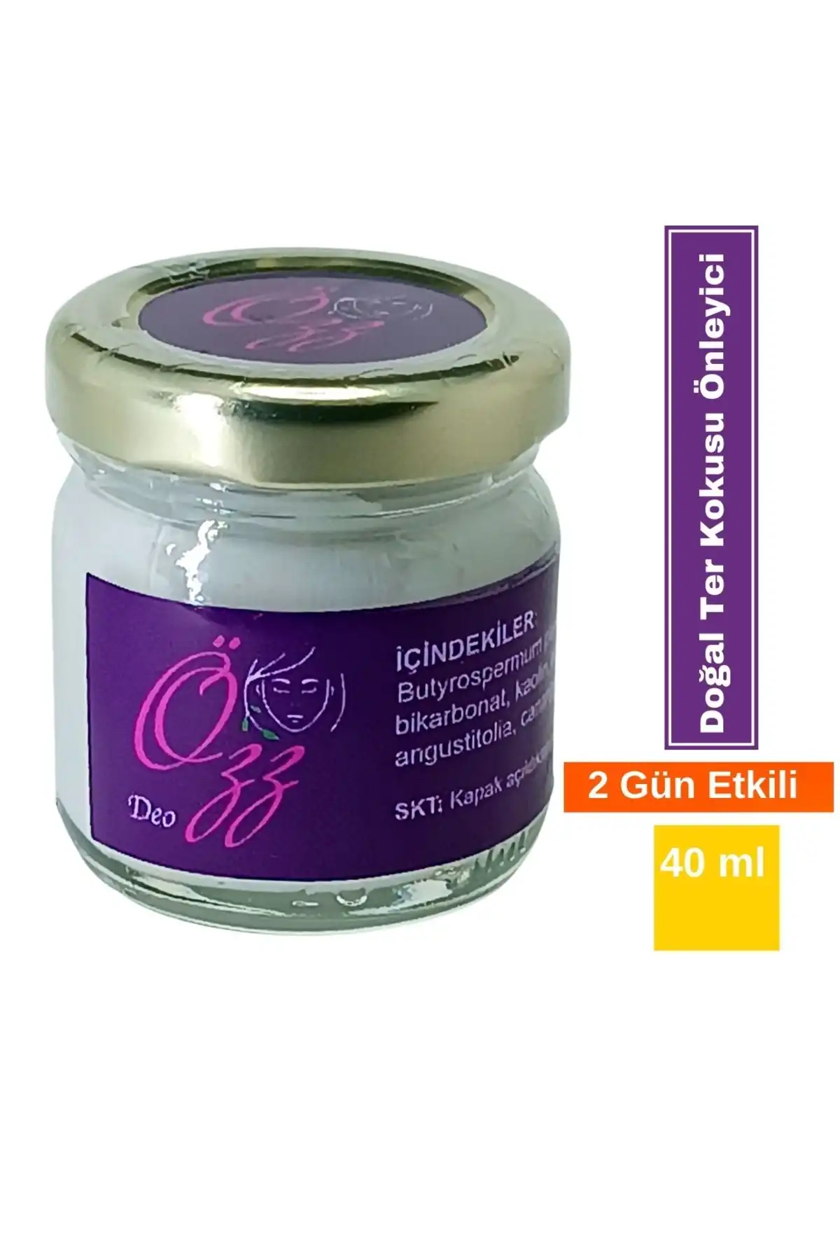 Ozz Doğal Deodorant: 40 ml Organik Krem ile Uzun Süreli Ferahlık Sağlayın