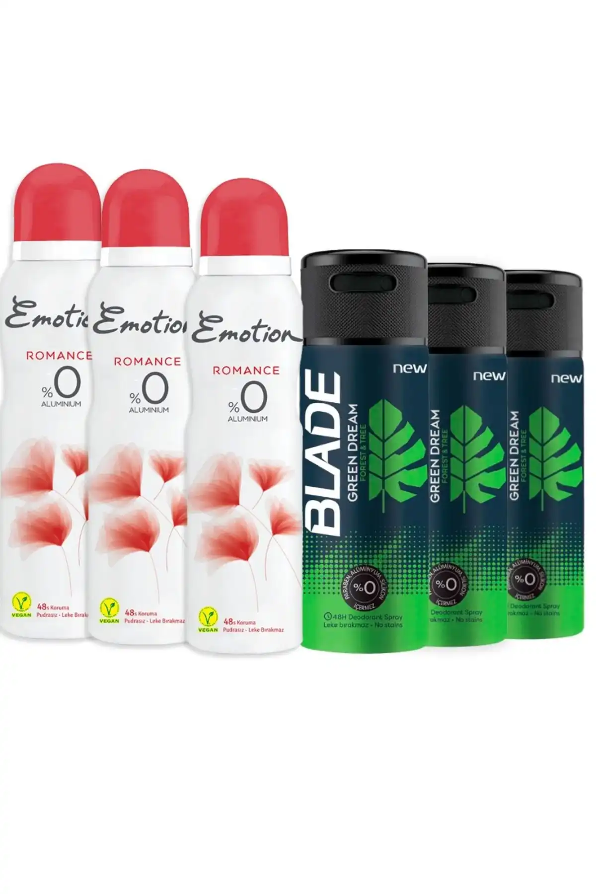 Blade Green Dream ve Emotion Romance Deodorant İncelemesi: Kokuların Kalitesi