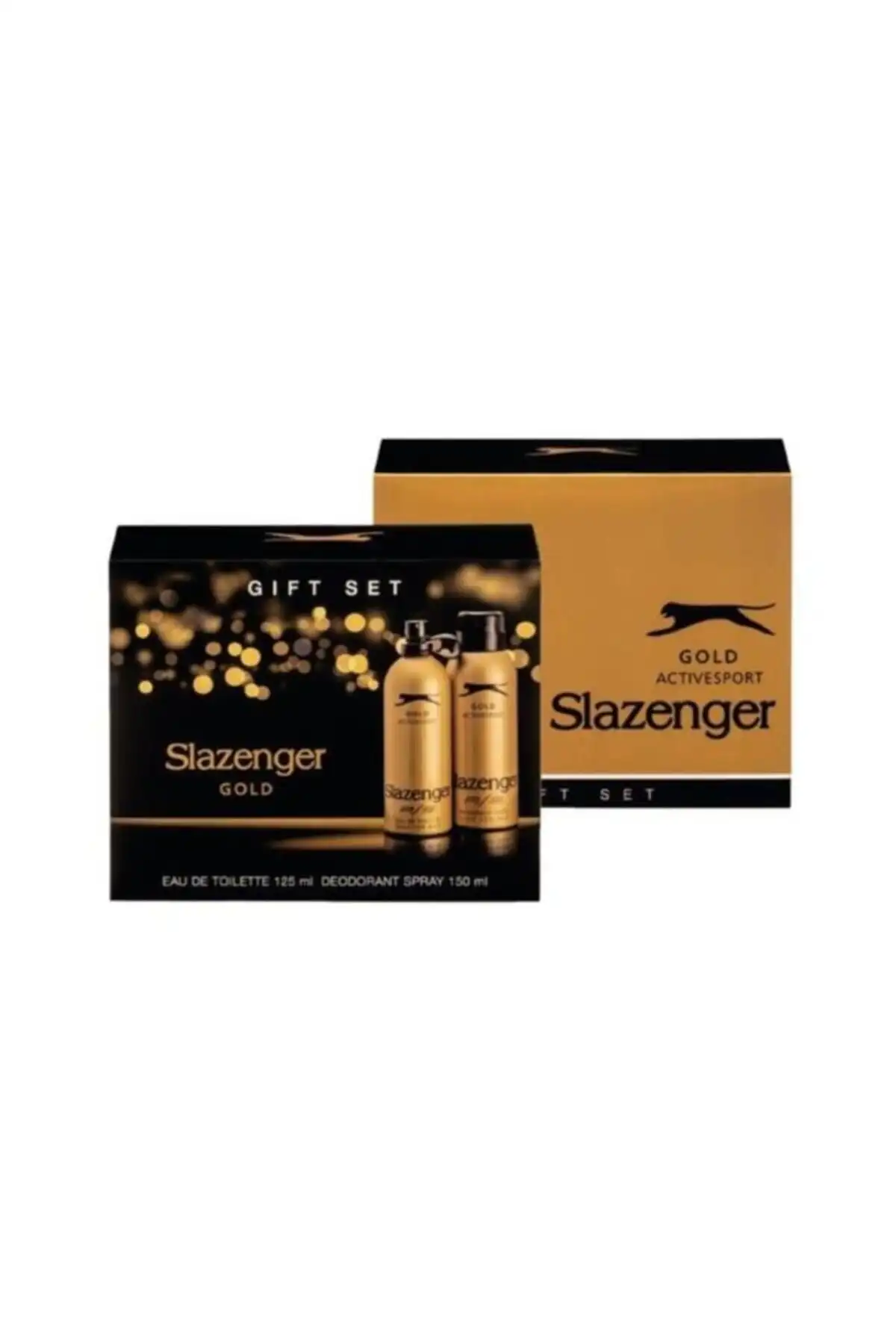 Slazenger Aktif Spor Gold EDT ve Deodorant Seti: Günlük Ferahlık ve Şıklık Sağlayın
