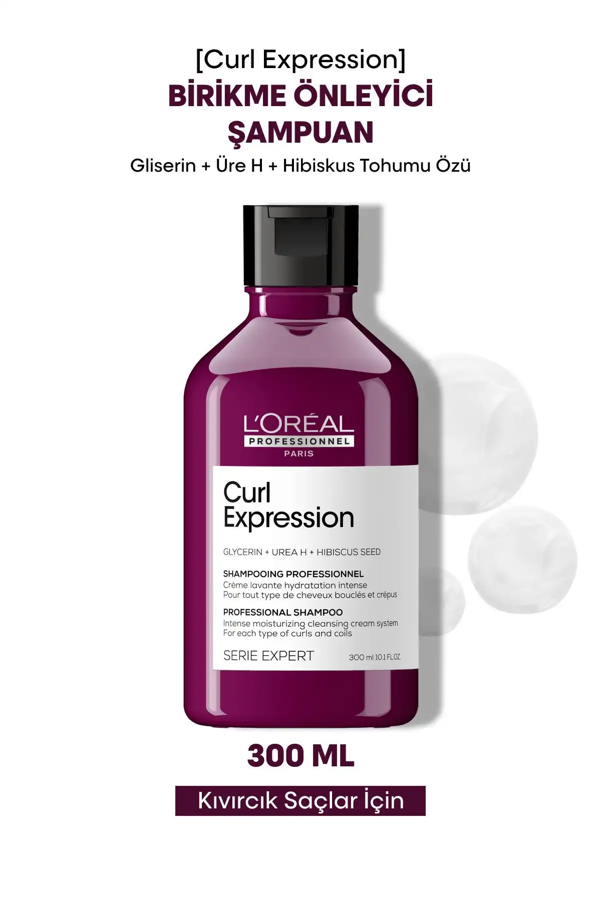 L'Oreal Professionnel Curl Expression Şampuan: Kıvırcık Saçlar İçin Geliştirilmiş Bakım